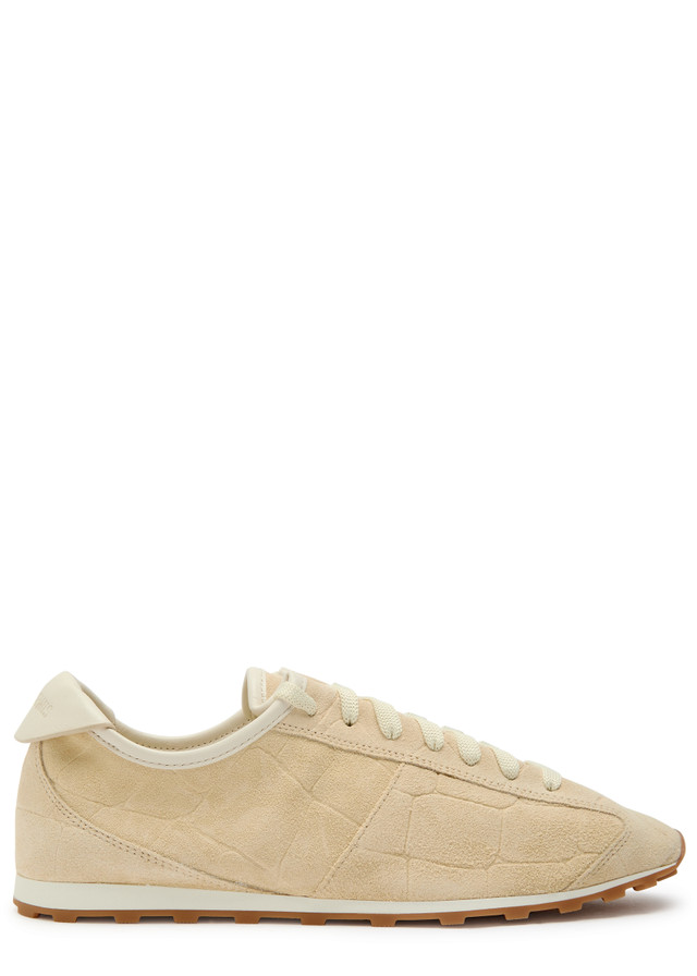 JACQUEMUS Les Tennis textured suede sneakers