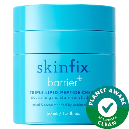 Triple Lipid-Peptide Cream Refillable Barrier Moisturizer with Ceramides