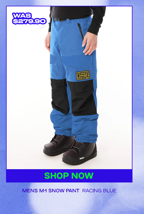MENS M1 SNOW PANT RACING BLUE