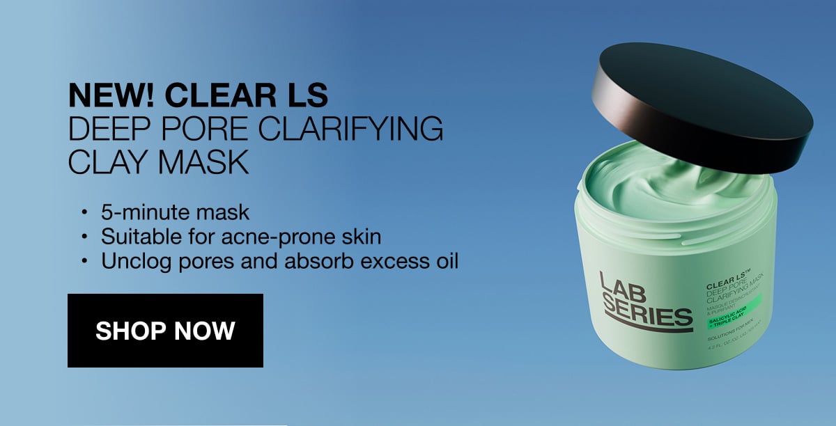 NEW! CLEAR LS | DEEP PORE CLARIFYING | CLAY MASK |  5-minute mask |  Suitable for acne-prone skin |  Unclog pores and absorb excess oil | SHOP NOW