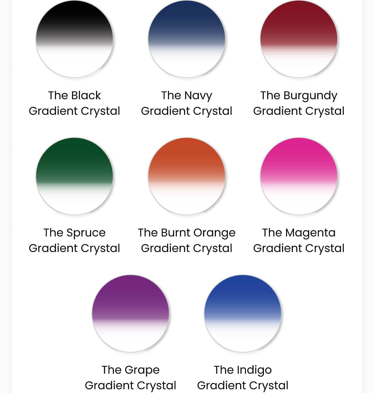 Meet the Gradient Crystals