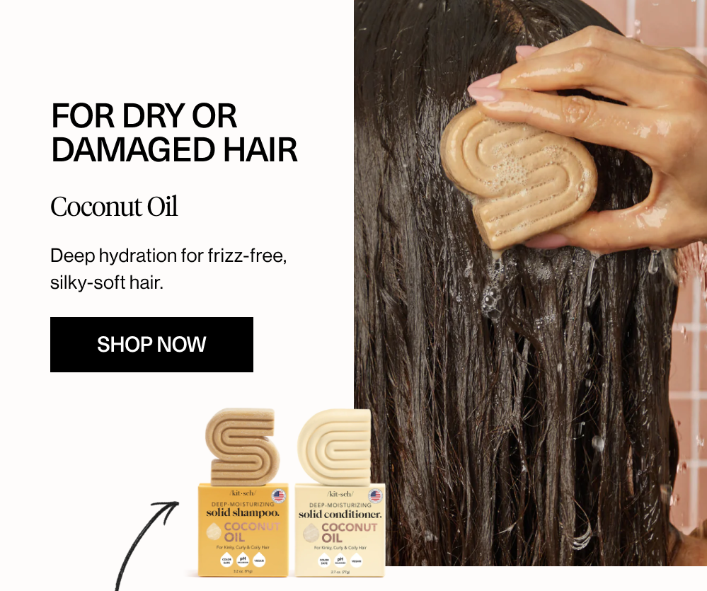For Dry or Damaged Hair. COCONUT OIL SOLID SHAMPOO & CONDITIONER