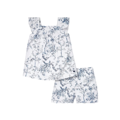 Girls Twill Short Set