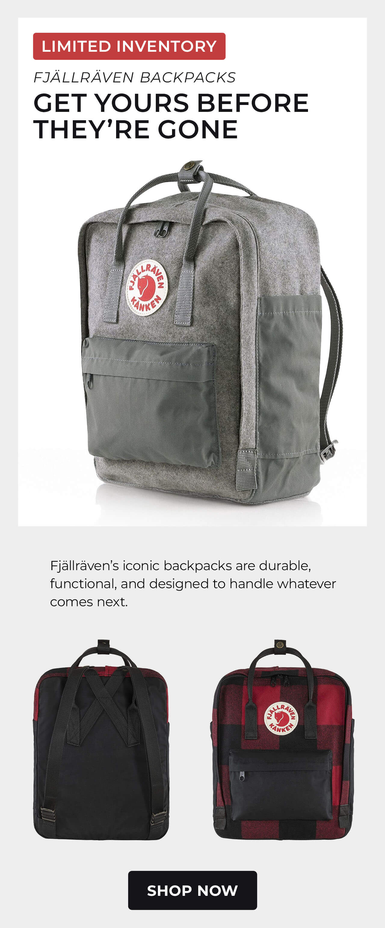 Fjällräven Backpacks