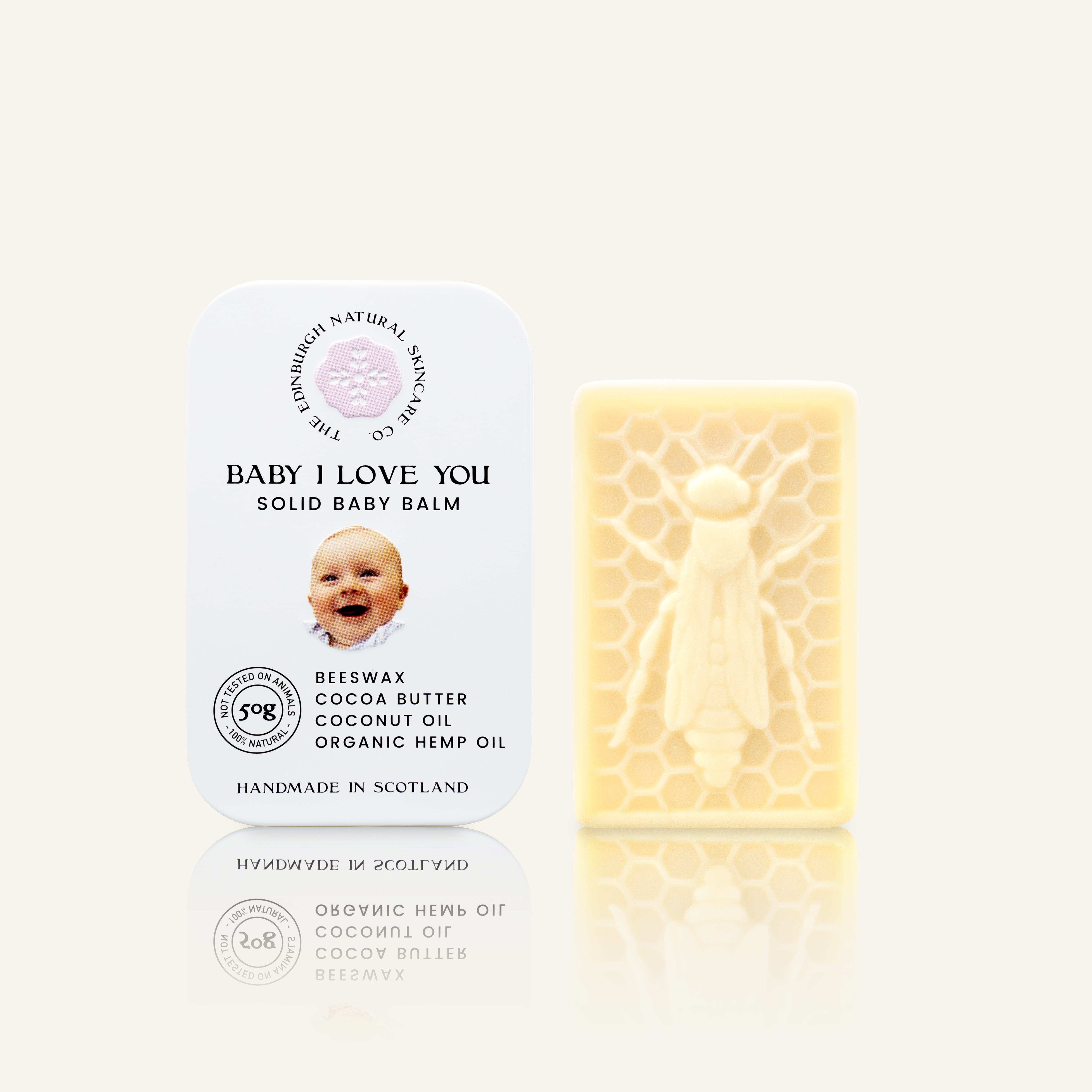 Image of Baby I Love You Solid Baby Balm. 100% Natural.