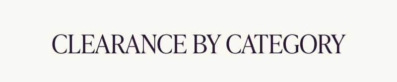 Clearance by category