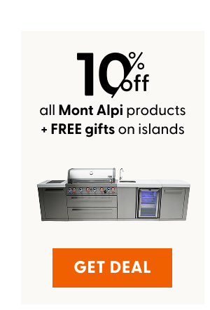 10% on all Mont Alpi products + FREE gifts on islands