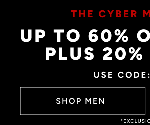 Up to 60% off Sitewide Shop Men
