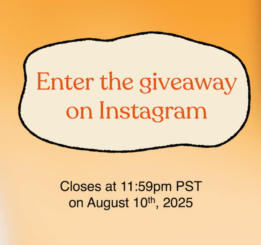Enter the giveaway on Instagram