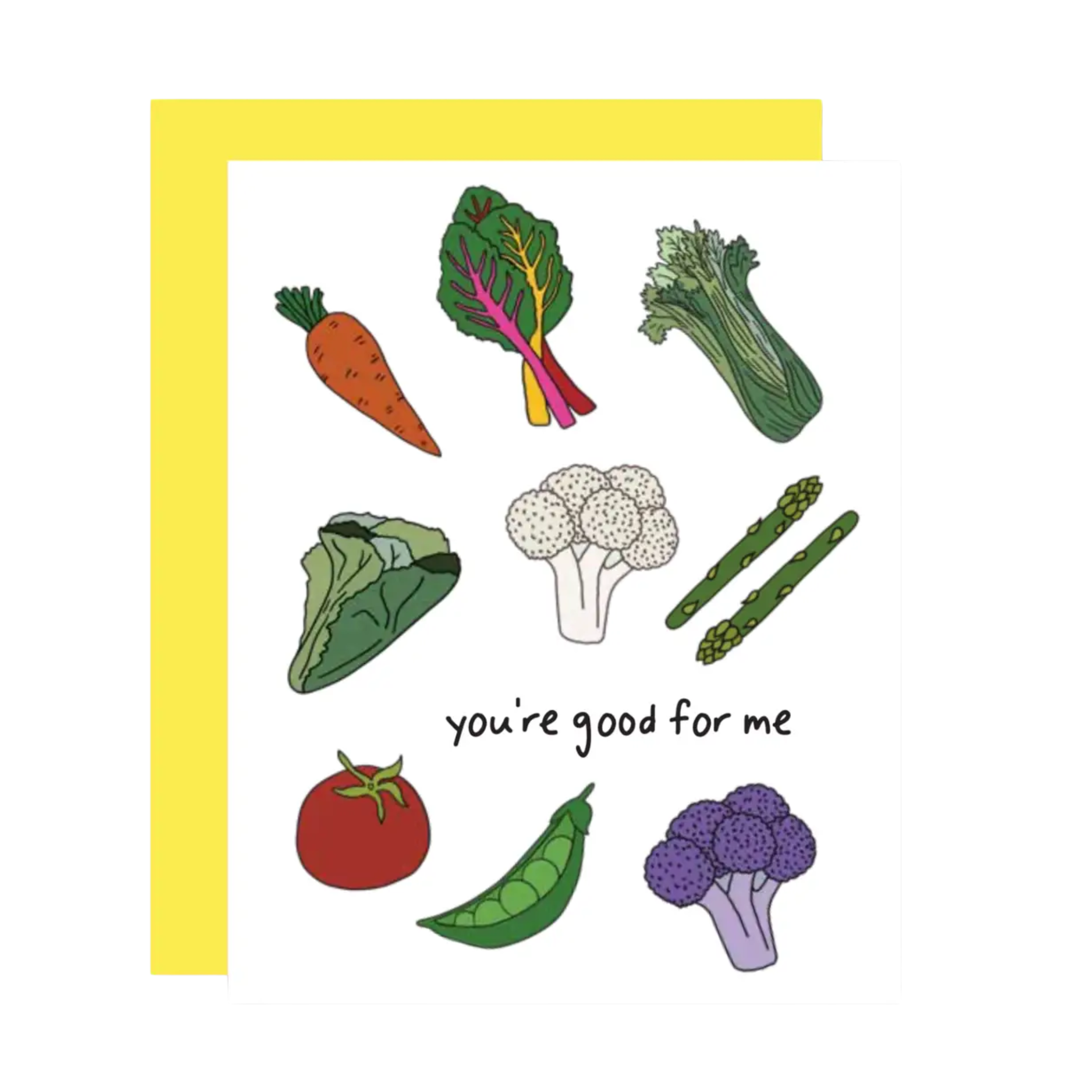 Image of You're Good For Me Risograph Card