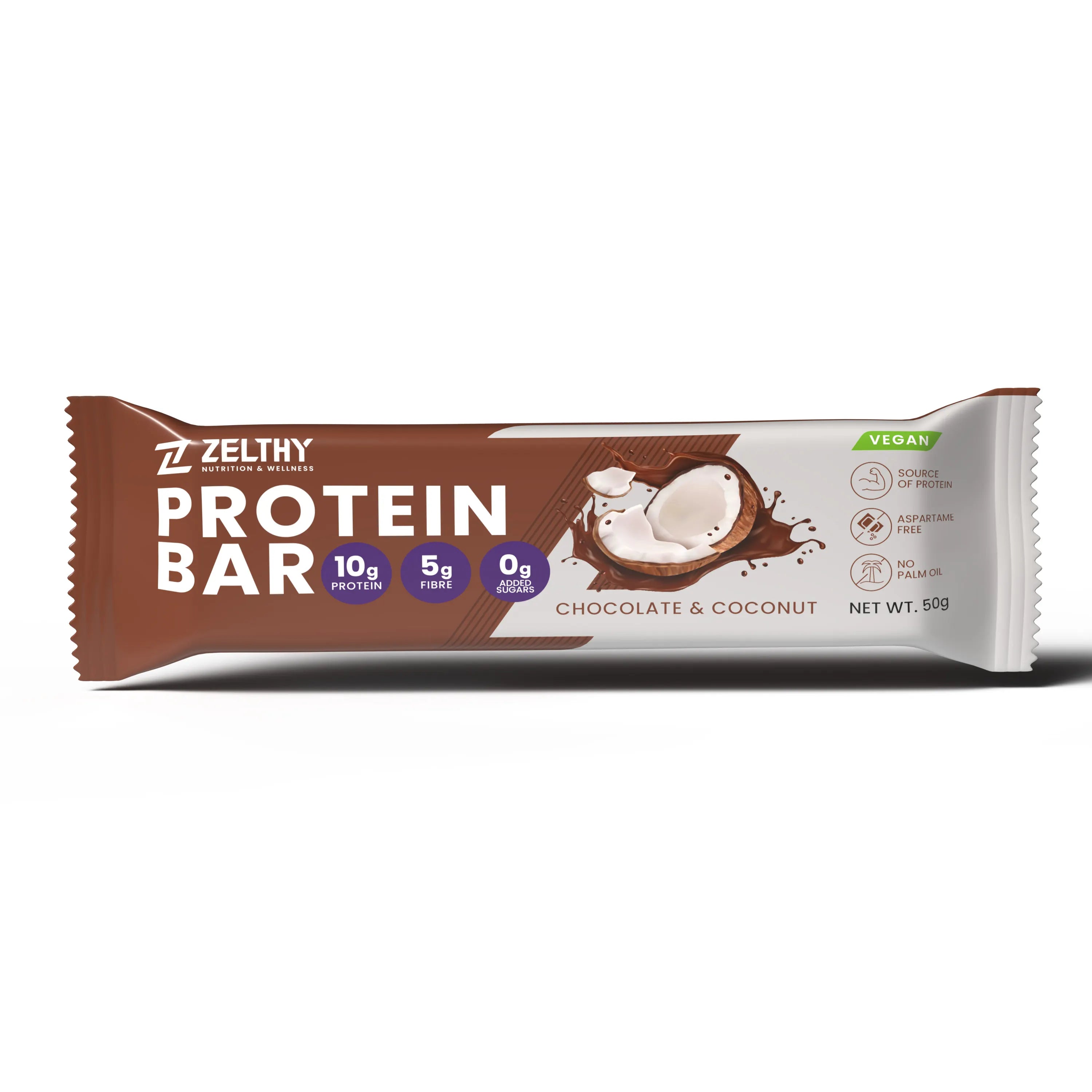 Image of Barra Proteica Zelthy - Chocolate & Coco 50g