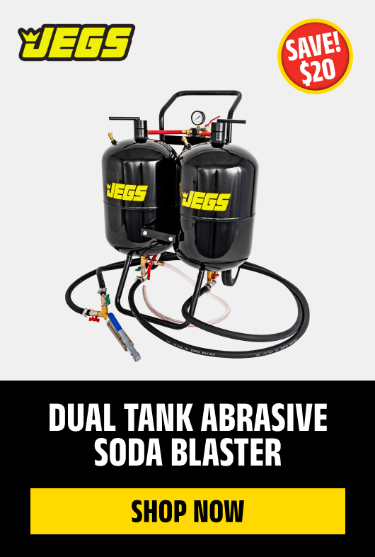 Dual Tank Abrasive Soda Blaster