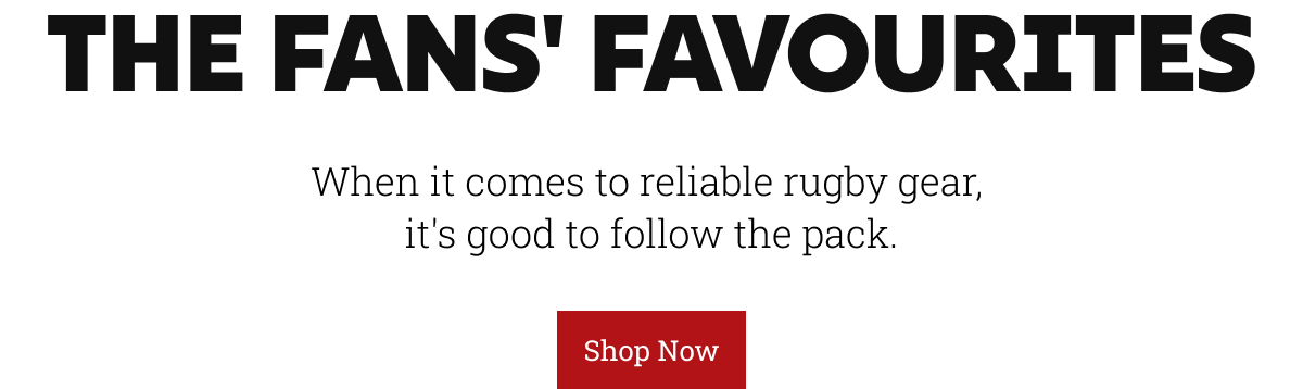 When it comes to reliable rugby gear,  it's good to follow the pack. Shop now