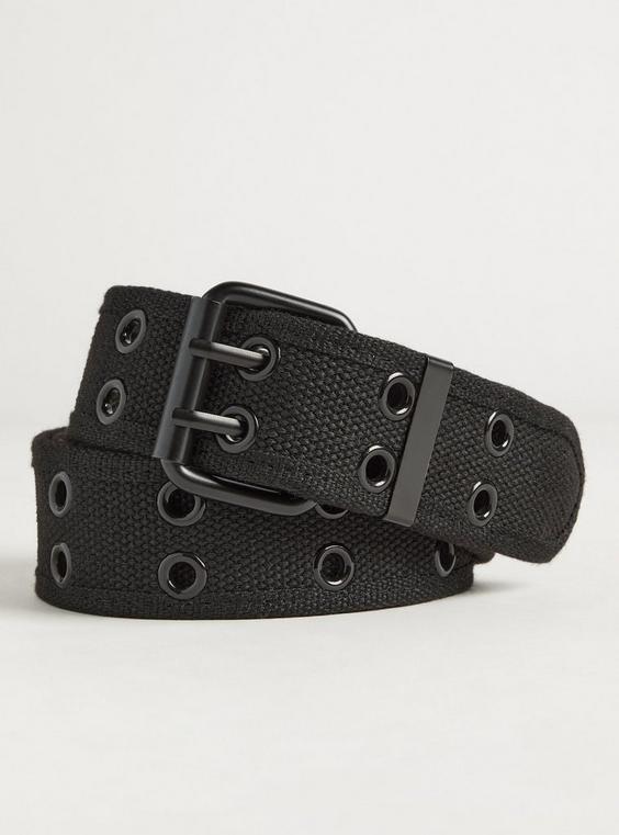 Canvas Grommet Denim Belt