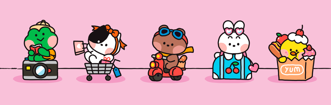 Line Friends BT21 Brown and Friends 