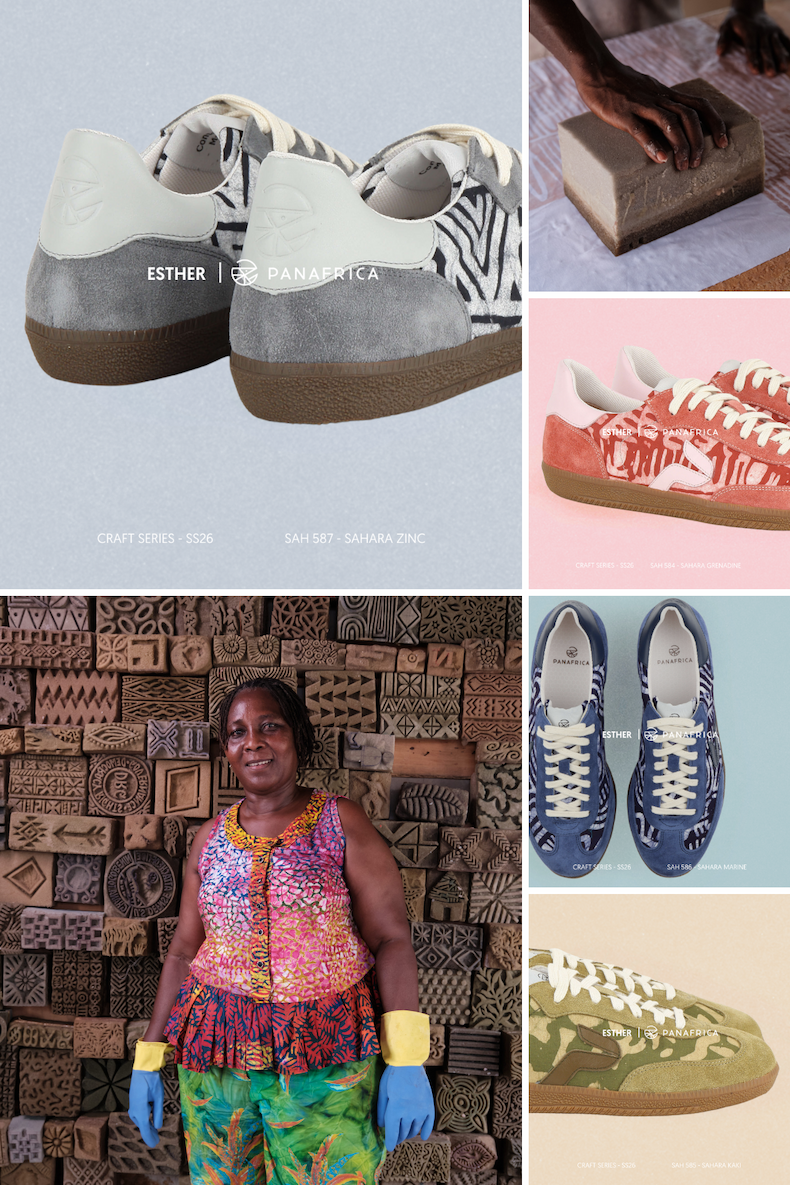 Baskets Sahara en batik