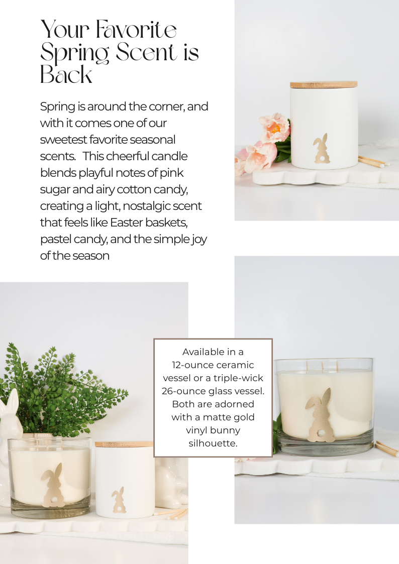 graphic introducting Bunny Hop in two sizes