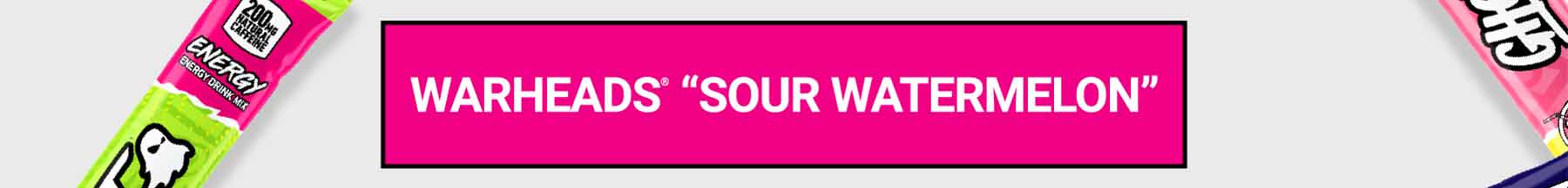 GHOST®&nbsp;ENERGY STICKS x WARHEADS®&nbsp;"SOUR WATERMELON"