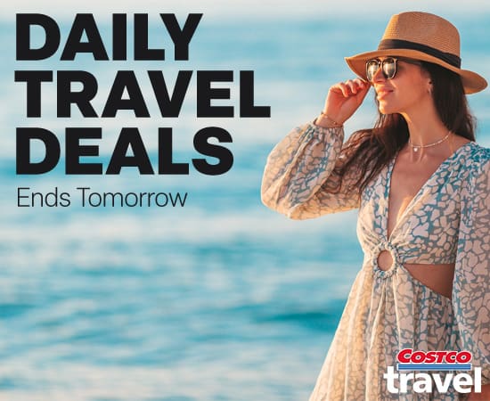 Daily travel deals. Last day to book. View packages
