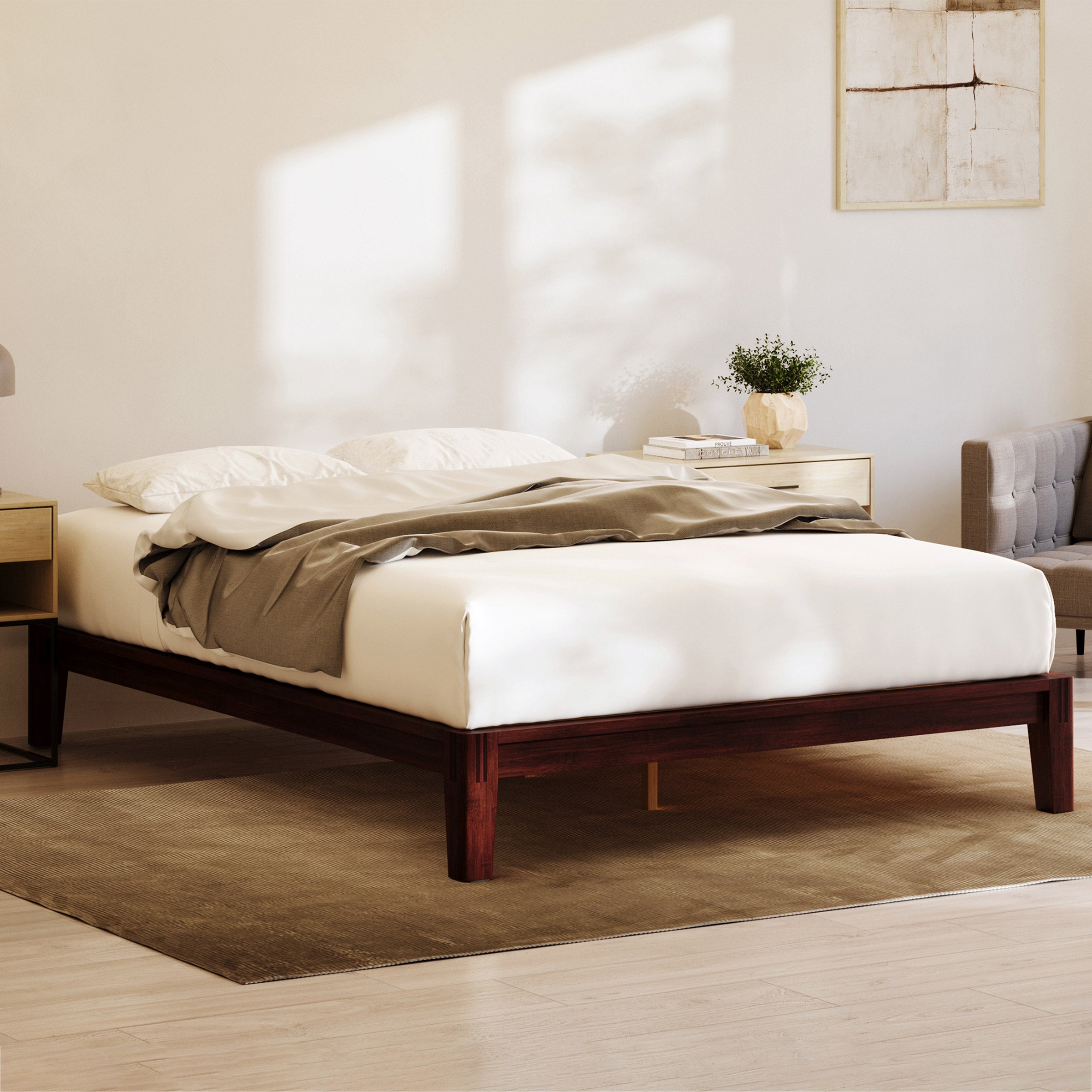 Resident Bamboo Platform Bed Frame