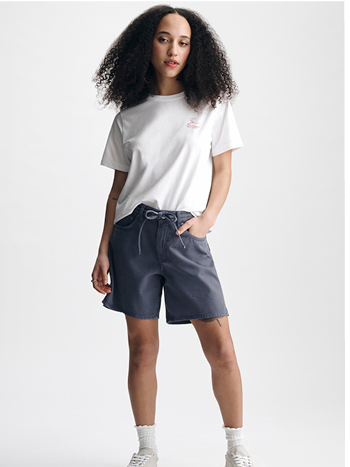 Women's Morgan Shorts Folkstone Colored Denim