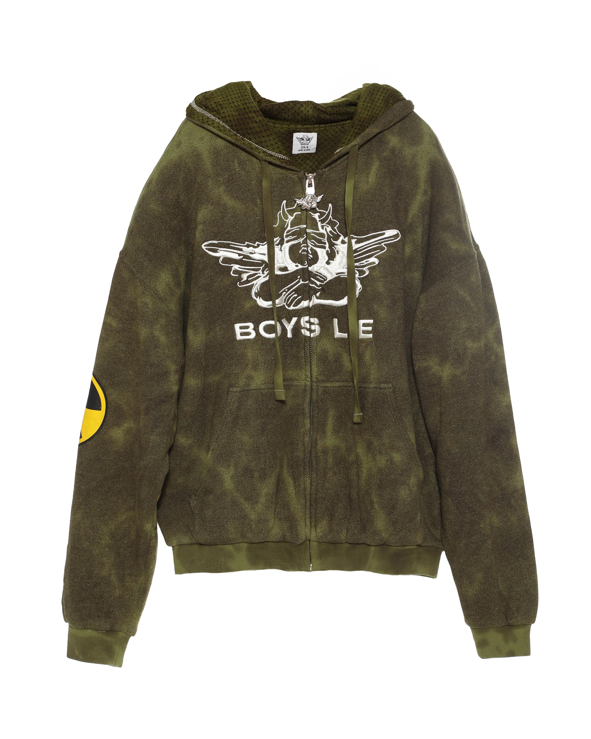 Image of Don't Test Me Terry Natural Harley Zip