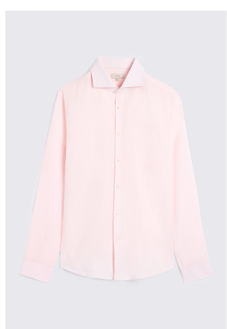 Pink Linen Shirt
