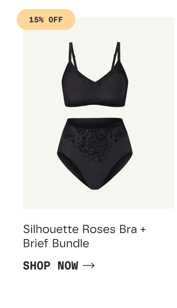 15% OFF | Silhouette Roses Bra + Brief Bundle | SHOP NOW