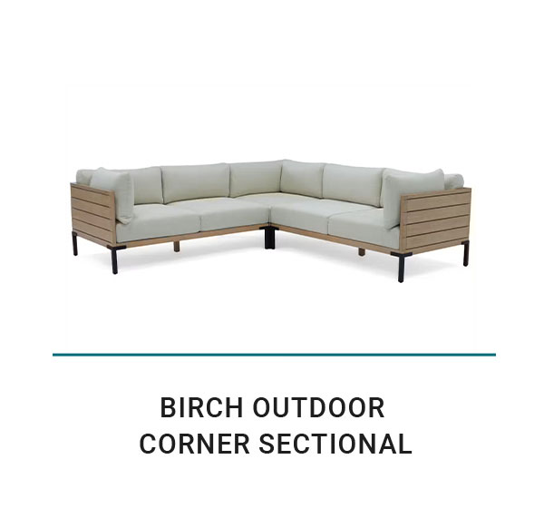 BIRCH OUTDOOR CORNER SECTIONAL
