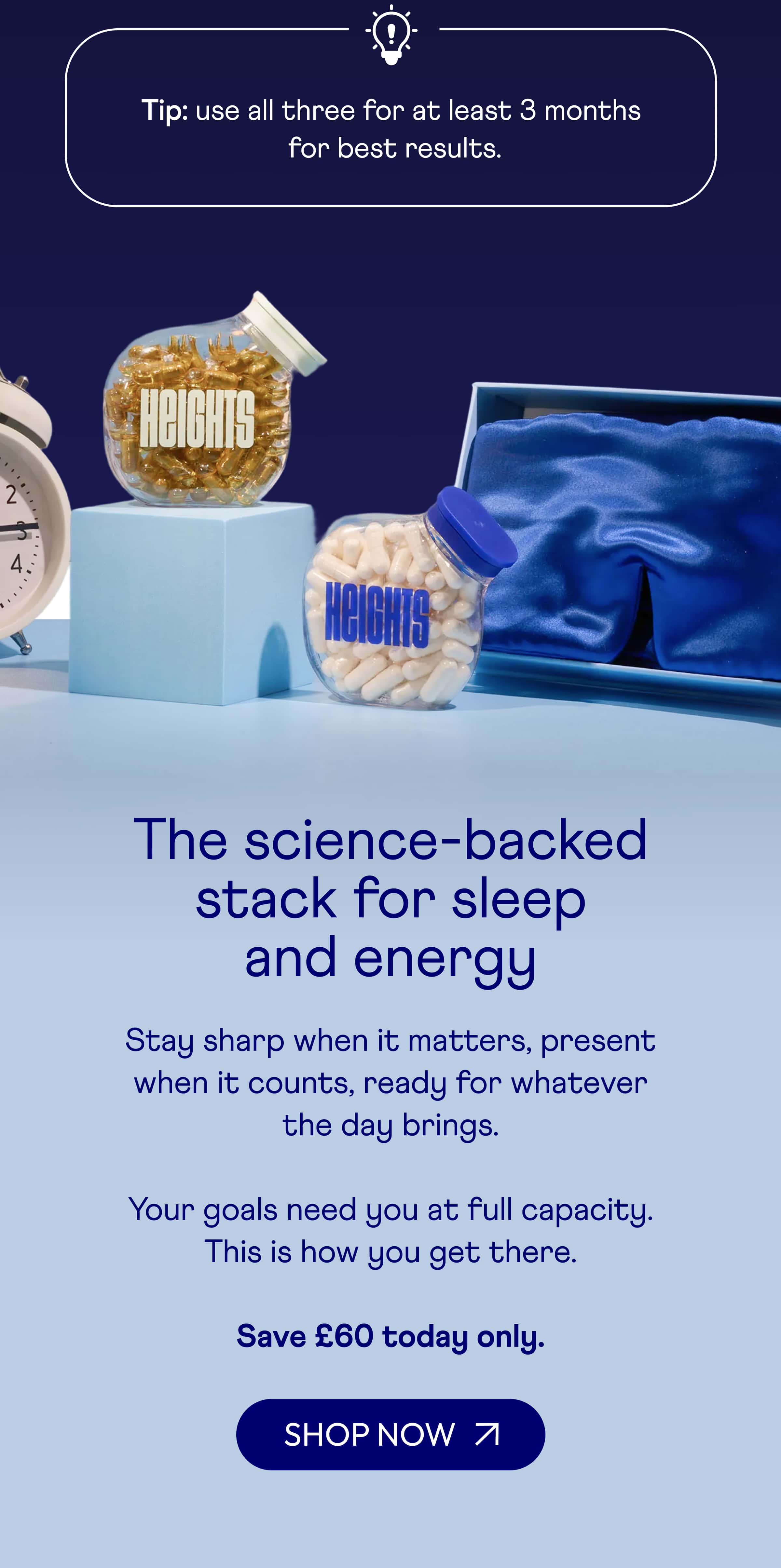 The science-backed stack for sleep and energy