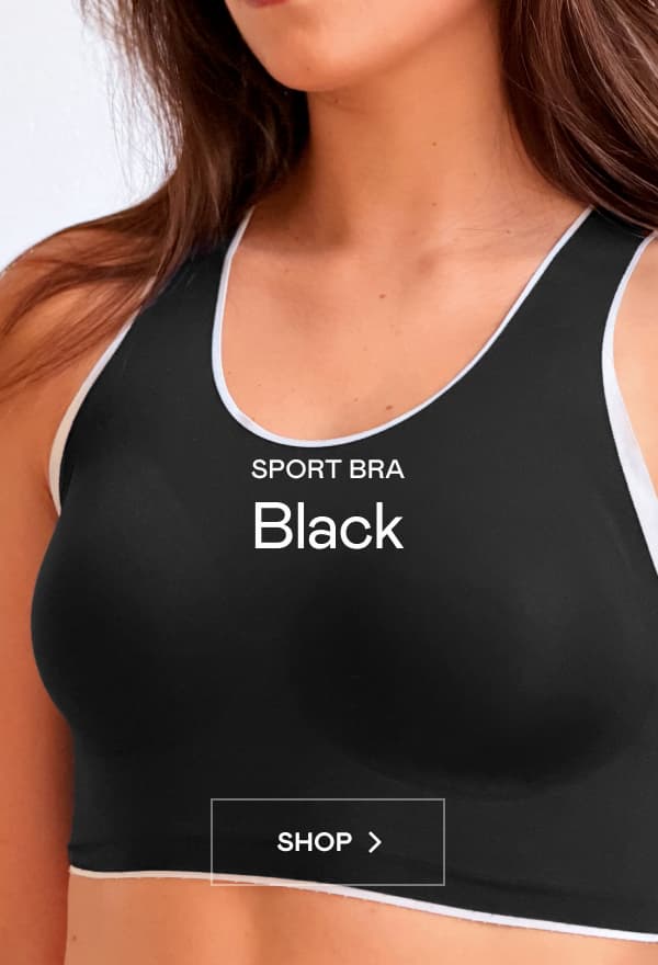 SPORT BRA Black SHOP