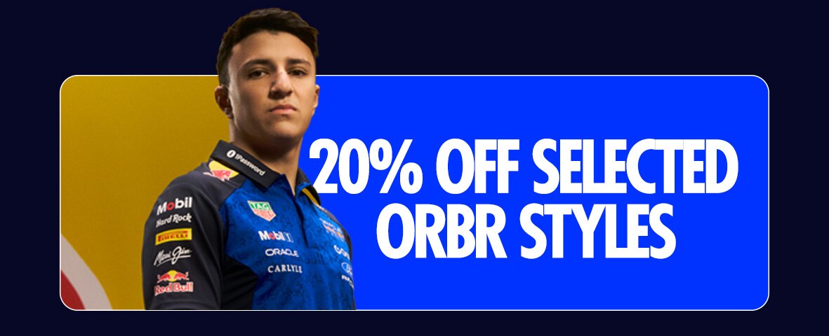 20% Off Selected Oracle Red Bull Racing Styles on Red Bull Shop