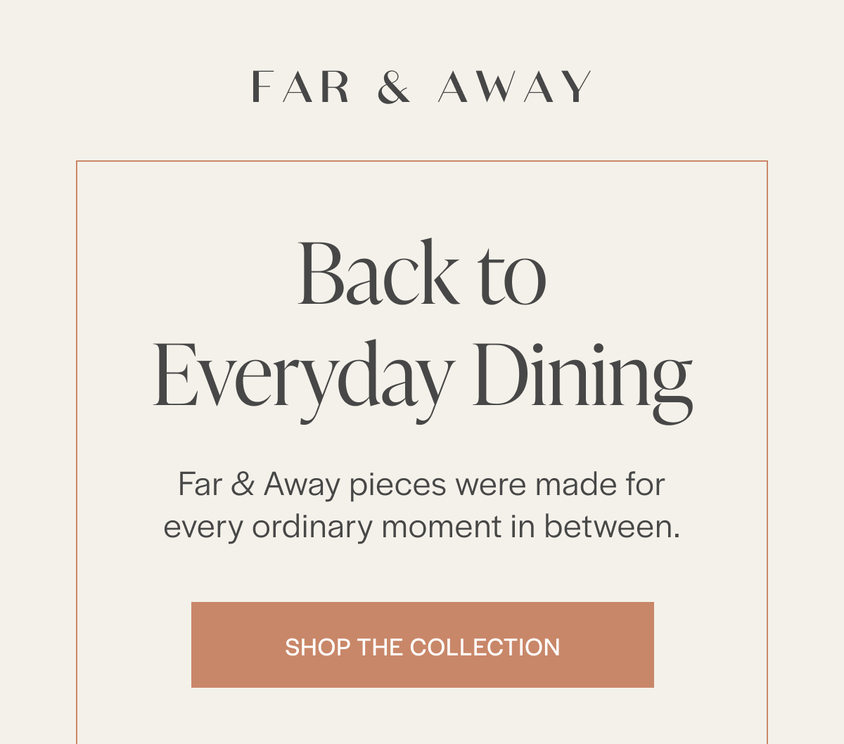 Back to Everyday Dining