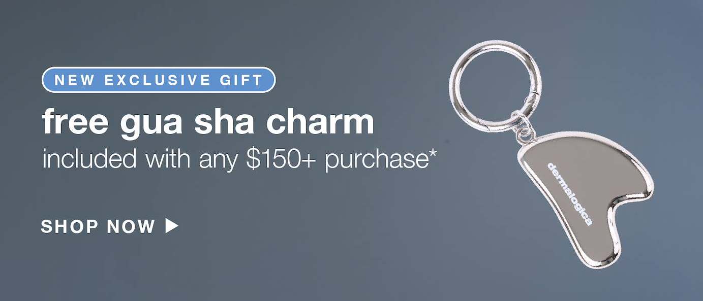 new exclusive gift | free gua sha charm included with any $150+ purchase* | SHOP NOW