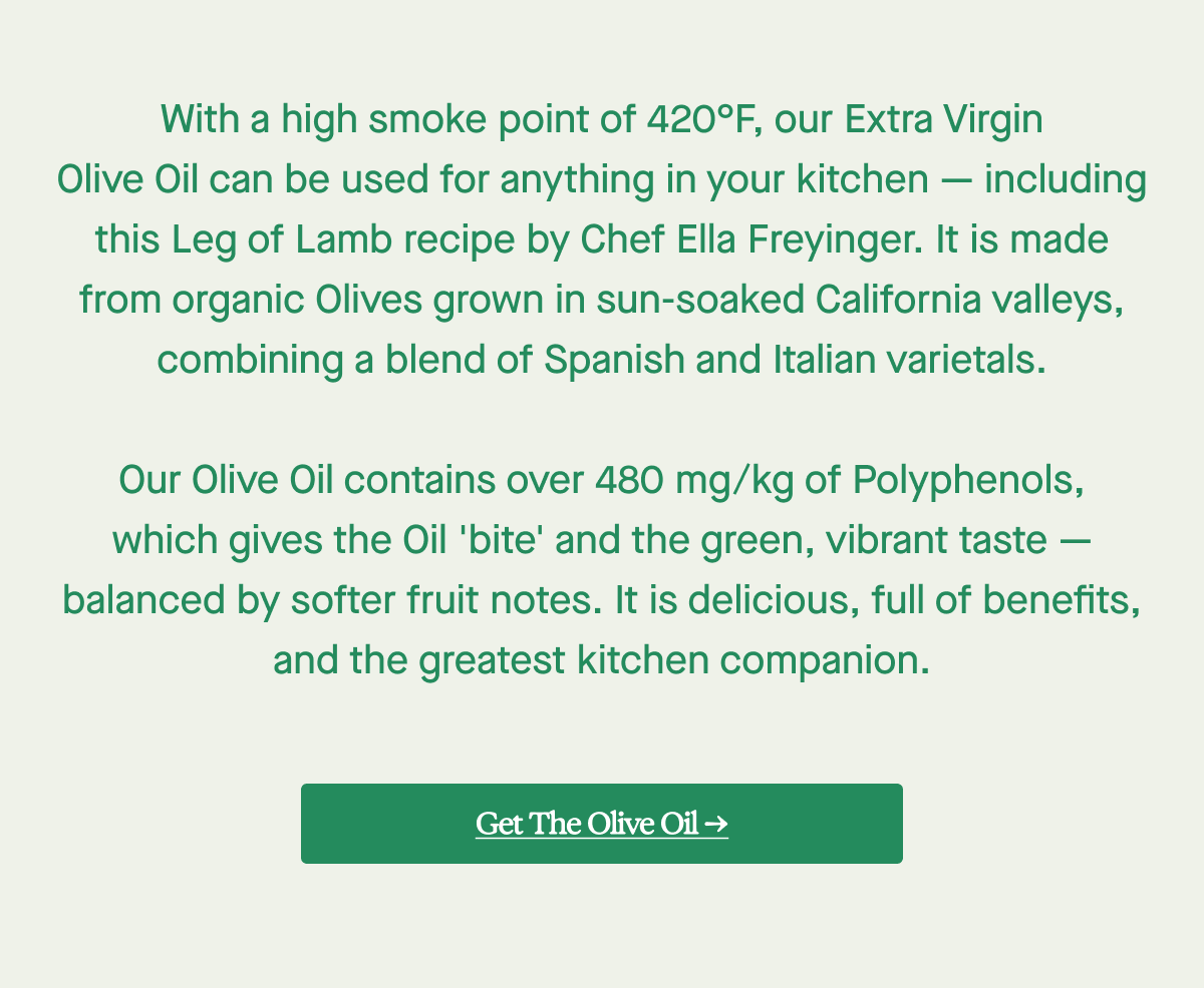 Get the olive oil