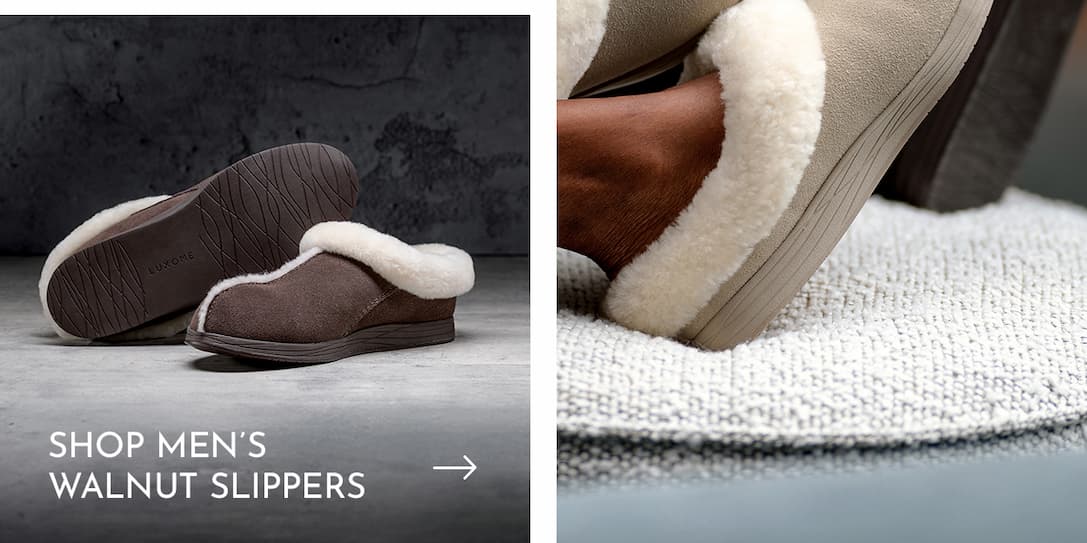 Shop Mens Slippers — Walnut