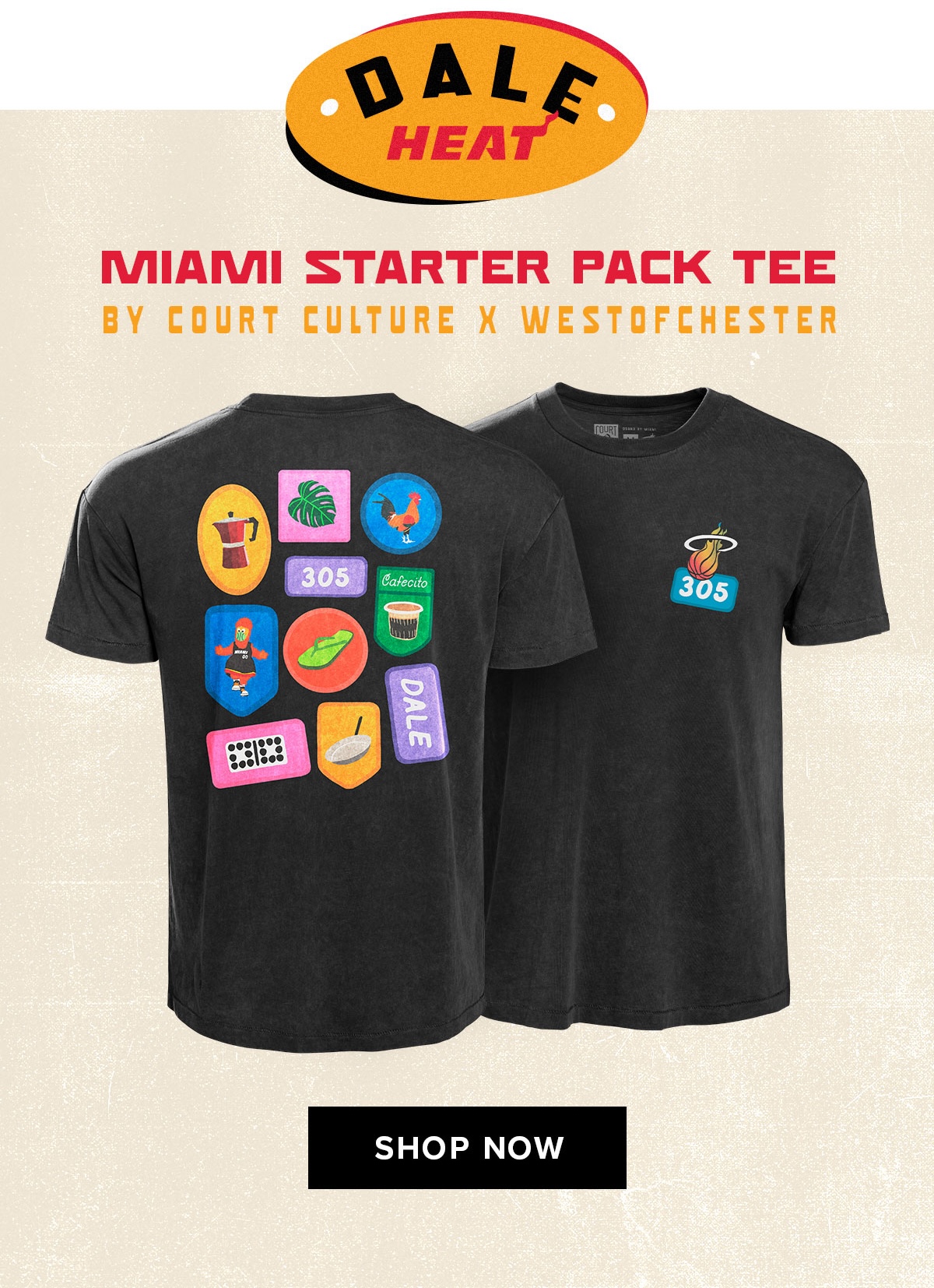 Miami Starter Pack Tee by Court Culture x westofchester | Shop Now