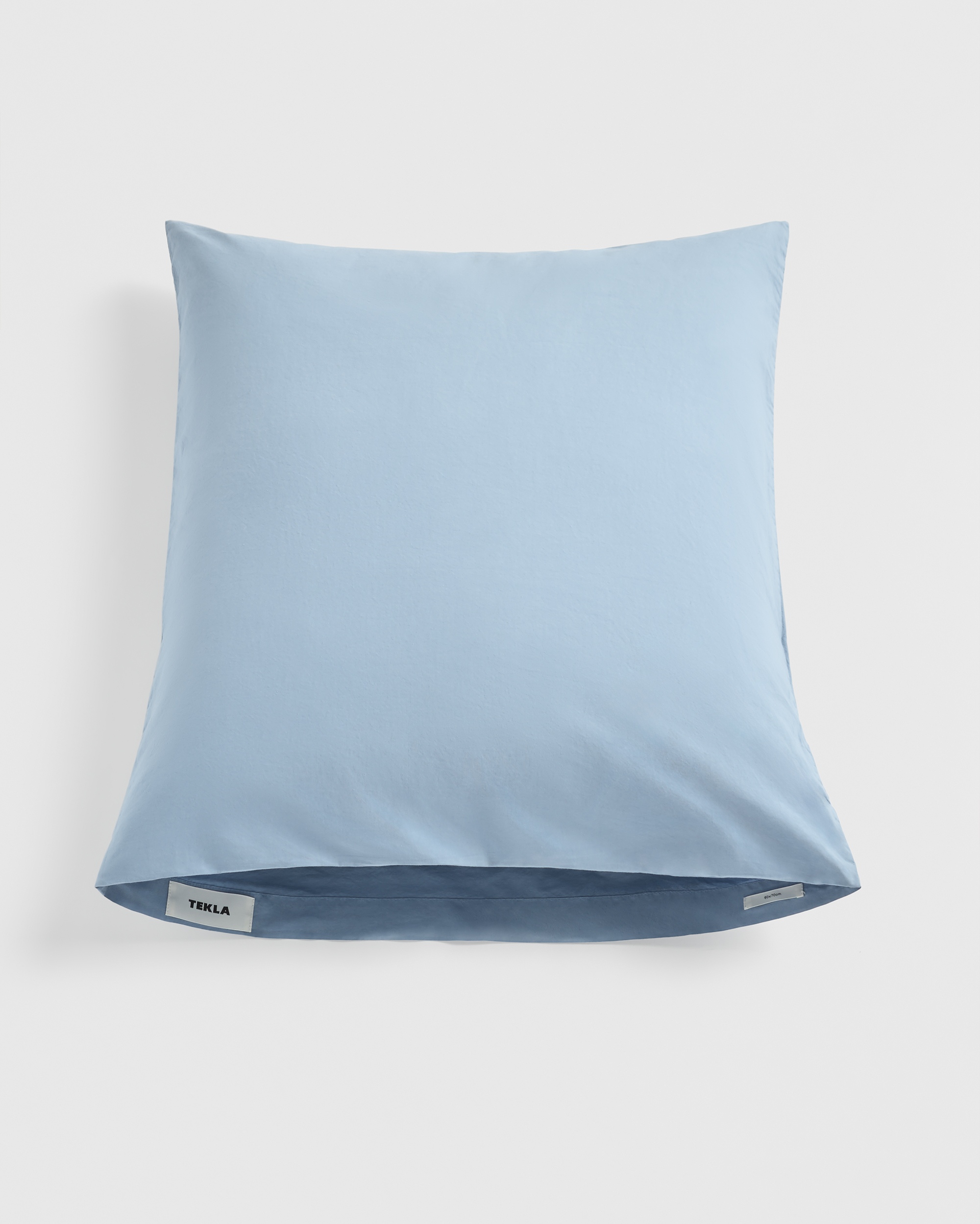 French Blue Percale pillowcase