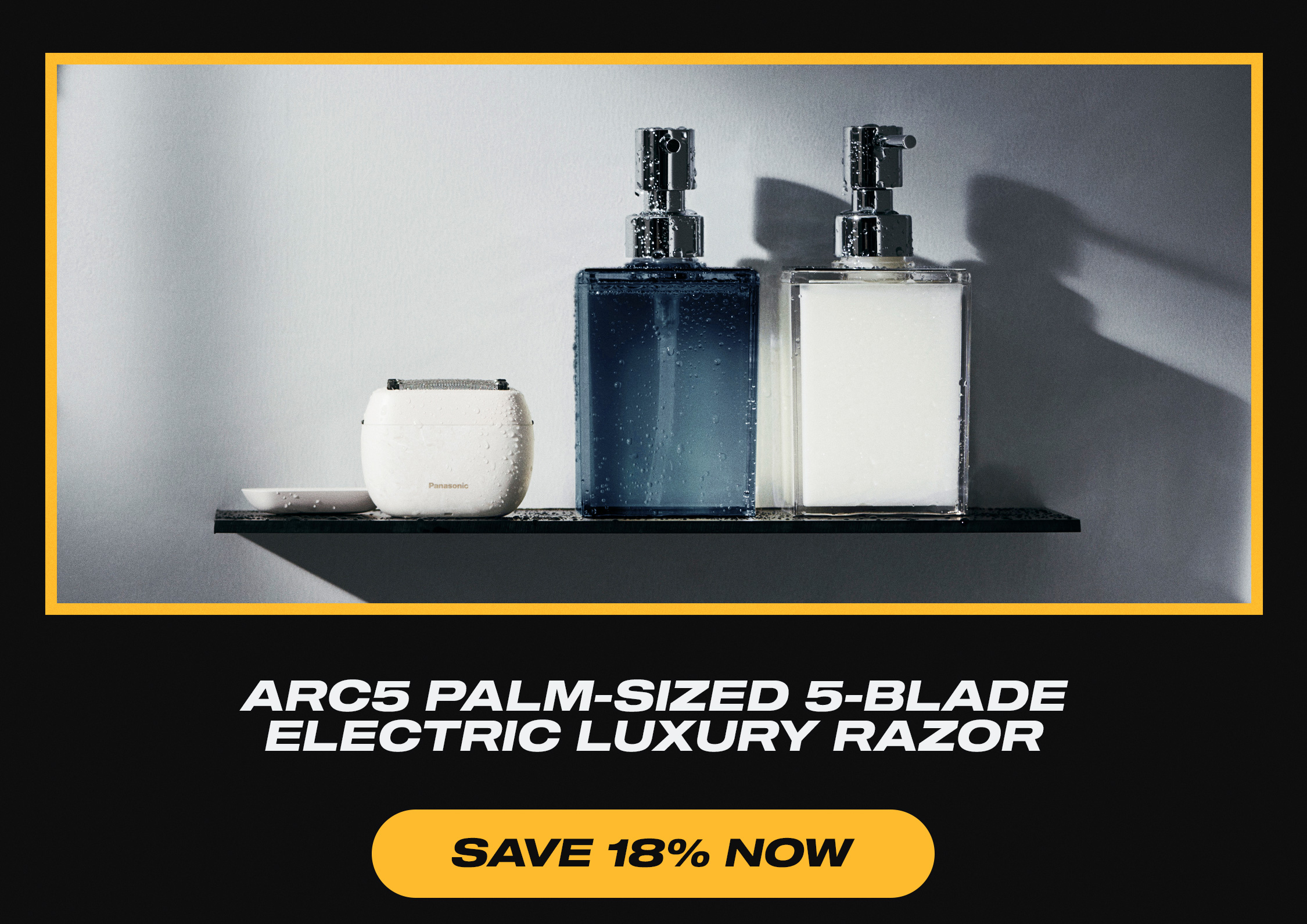 ARC5 PALM-Sized 5-Blade Electric Luxury Razor - Save 18% Now