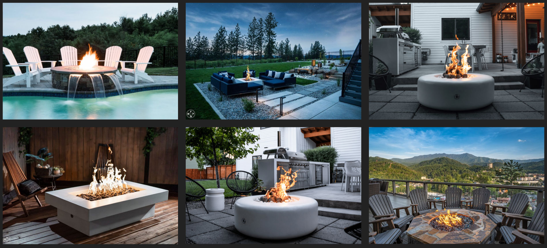 Gallery of impressive installations in beautiful homes