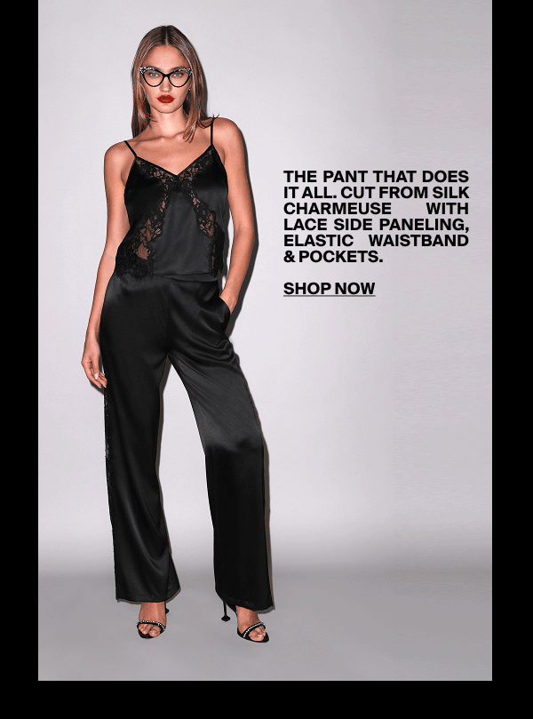 Juliet Lace Cami & Silk Pant