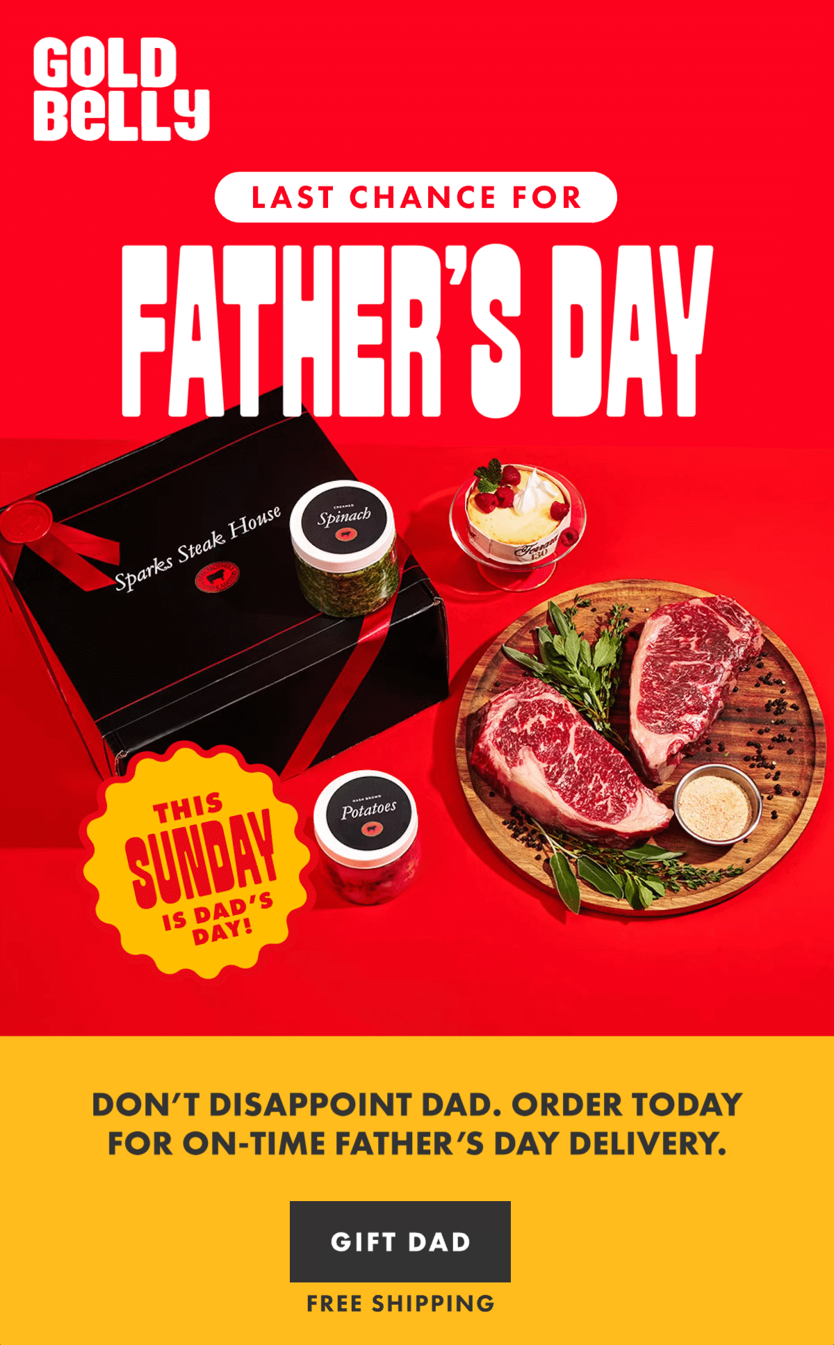 Last Chance for Father's Day!