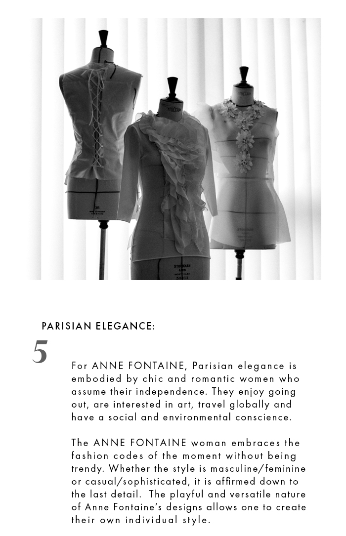 Discover The Parisian Elegance Of ANNE FONTAINE