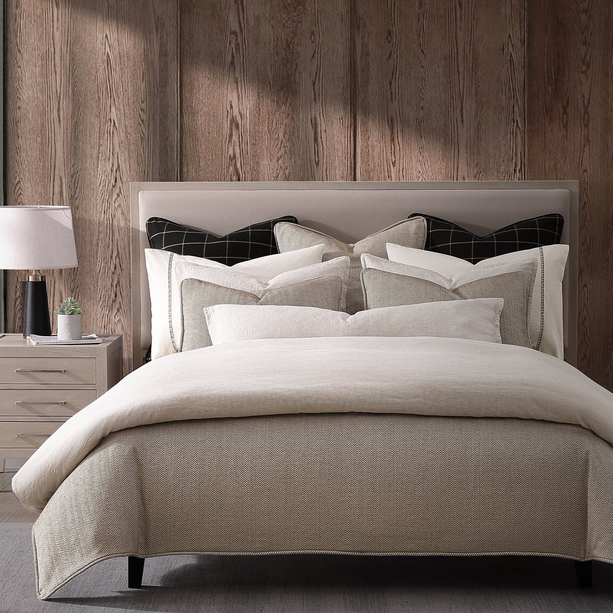 Image of Chenille Herringbone Bedding Set