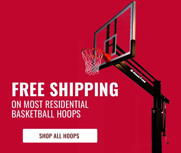 Free Shipping on most Residential Basketball Hoops