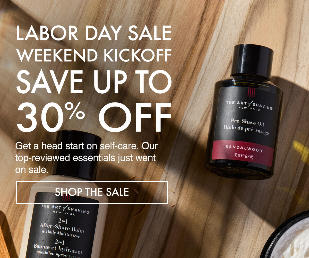 Shop now and save up to 30% on top-tier grooming essentials. 