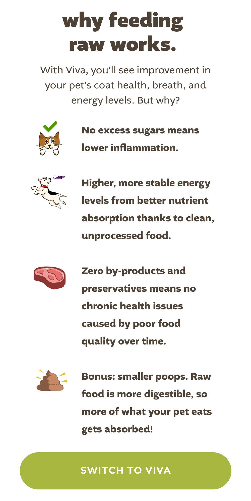 why feeding raw works. [SWITCH TO VIVA]