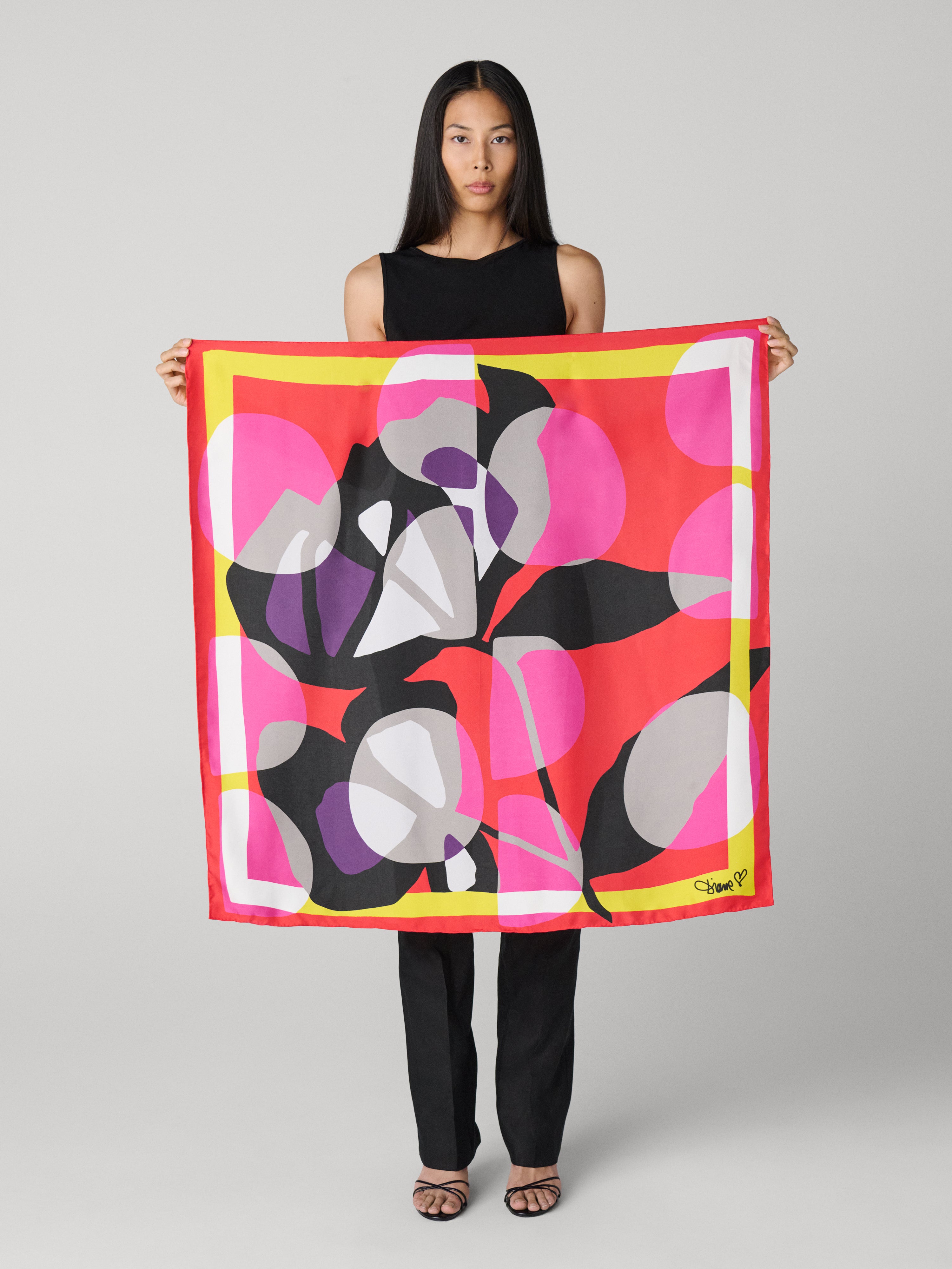 Image of Flag Silk Scarf