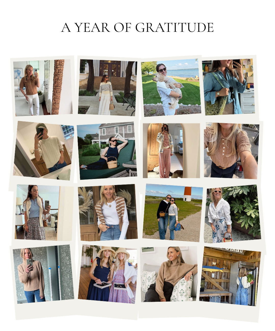 A year of gratitude
