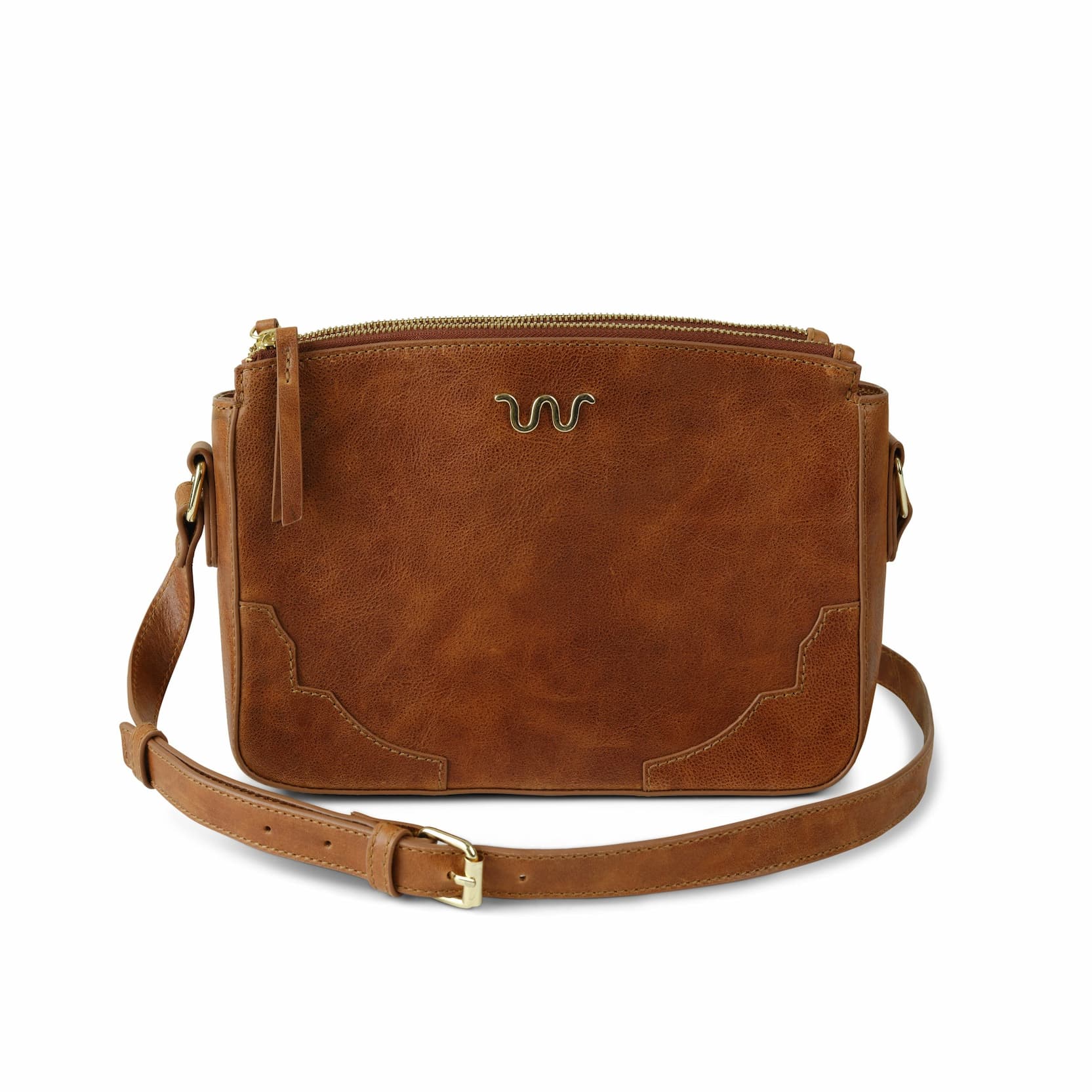 Legacy Leather Crossbody - Cognac